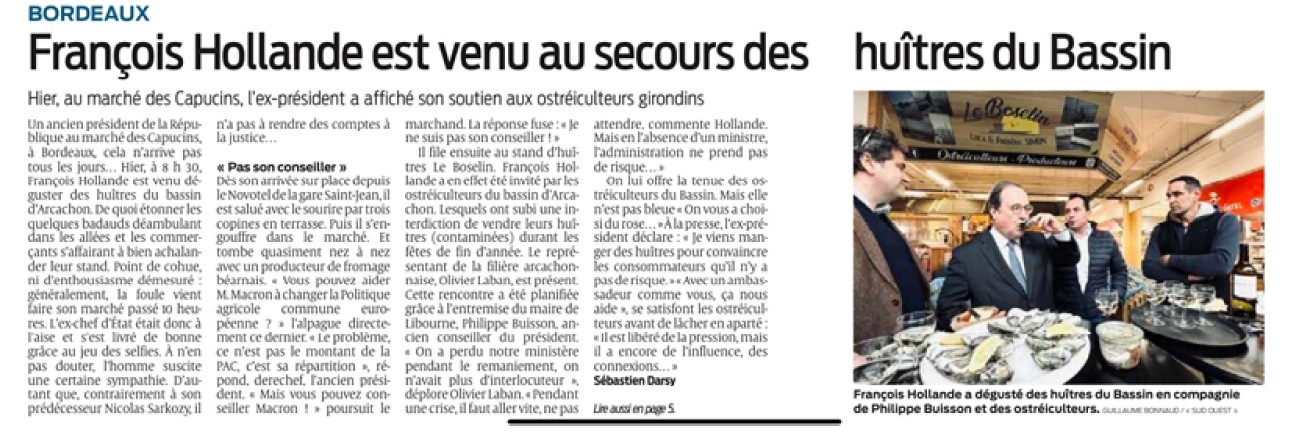 Producteur huîtres Andernos